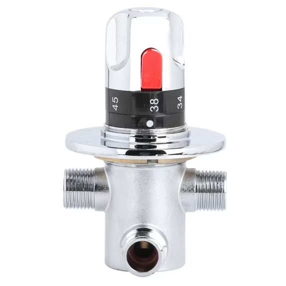 Solid Brass Thermostatic Mixing Valve