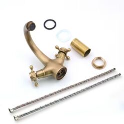 Vintage Single-Hole Brass Mixer Tap